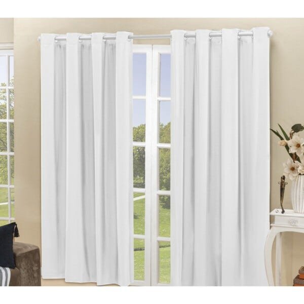 Cortina Blackout PVC Corta 100% A Luz 2,80x2,30 - Branco - 1