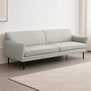 Ver imagem 3 de Sofá 3 Lugares para Sala Living Pés Industrial 200cm Nunno F04 Couríssimo Gelo - Lyam Decor