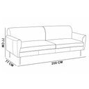 Ver imagem 6 de Sofá 3 Lugares para Sala Living Pés Industrial 200cm Nunno F04 Couríssimo Gelo - Lyam Decor