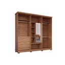 Ver imagem 5 de Guarda Roupa Casal 6 Portas c/Pés Aurora Jequitiba Panan