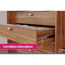 Ver imagem 7 de Guarda Roupa Casal 6 Portas c/Pés Aurora Jequitiba Panan