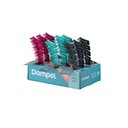 Ver imagem 4 de Display Escova Sissi 4025 Dompel c/ 9 Escovas - Rosa Escuro, Verde Água e Cinza