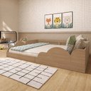 Ver imagem 4 de Cama Infantil Montessoriana Casal Fluffy