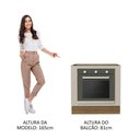 Ver imagem 5 de Balcão para Forno de Embutir 80 X 60 Cm sem Tampo Rustic/crema Agata Madesa