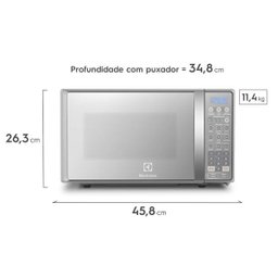 Micro-ondas Electrolux 20L 220V Mt30S - 9 Micro-ondas Electrolux 20L 220V Mt30S - 9