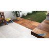 Deck de Madeira Modular 100x50cm com Pintura Neonx:osmocolor Cedro Semi Trans - 7