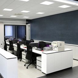 Painel LED Kit 4 Unid 48W Plafon Slim Quadrado Luminária Bivolt Embutir Loja Iluminação Decora - 6