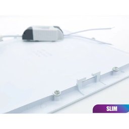 Painel LED Kit 4 Unid 48W Plafon Slim Quadrado Luminária Bivolt Embutir Loja Iluminação Decora - 9