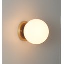 Ver imagem 2 de Arandela Jabuticaba Dourado1 Bola/globo de Vidro.:dourado