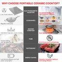 Ver imagem 4 de Gtkzw Cooktop Elétrico Portátil 1800w com 8 Níveis de Potência e Tela Touch