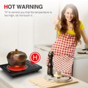 Ver imagem 2 de Gtkzw Cooktop Elétrico Portátil 1800w com 8 Níveis de Potência e Tela Touch