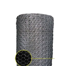 Tela Viveiro Pinteiro Galinheiro Passaros 1/2 Polegada Aves Rolo 50 metros Hexagonal - 7