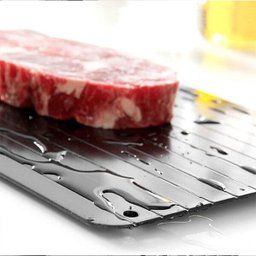 Tabua Descongelamento Carnes Rapido Alimentos Bandeja Grande Natural - 7