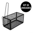 Ver imagem 1 de Ratoeira Gaiola Grande Armadilha Pega Roedores 20 UNIDADES Rato Ratazana Camundongos Captura