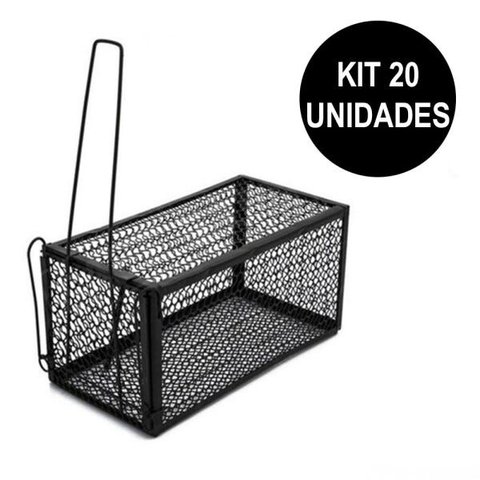 Ratoeira Gaiola Grande Armadilha Pega Roedores 20 UNIDADES Rato Ratazana Camundongos Captura