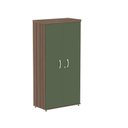 Ver imagem 3 de Armário Alto 2 Portas Pivotante 79,2cm x 161,1cm Cinza/Walnut/Salvia