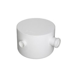 Caixa Sifonada Redonda com 3 Entradas Branca 250x172x50mm - Krona - 1