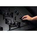 Ver imagem 4 de Fogão Cooktop Fischer 4 Queimadores Fit Line Gás Mesa Vidro 26342-57175 Preto Bivolt