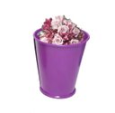 Ver imagem 4 de Balde Cachepot de Metal Para Mesa Festa Evento 15 Anos Mini Roxo Kit Com 24