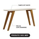 Ver imagem 6 de Aparador Lavínia Contemporâneo MDF 136cm Cinamomo e Off White Leifer Móveis