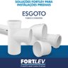 Kit 2 Curva 90° Esgoto Fortlev 40mm 1 1/2 Curta - 7