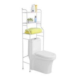 Rack Banheiro Estante Prateleira sobre vaso Sanitário Metal Organizador Toalete Varanda - 3 Rack Banheiro Estante Prateleira sobre vaso Sanitário Metal Organizador Toalete Varanda - 3