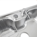 Ver imagem 6 de Kit Cuba Única Inox + Acessórios com Torneira Gourmet Monocomando Slim Cromada