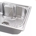 Ver imagem 5 de Kit Cuba Única Inox + Acessórios com Torneira Gourmet Monocomando Slim Cromada