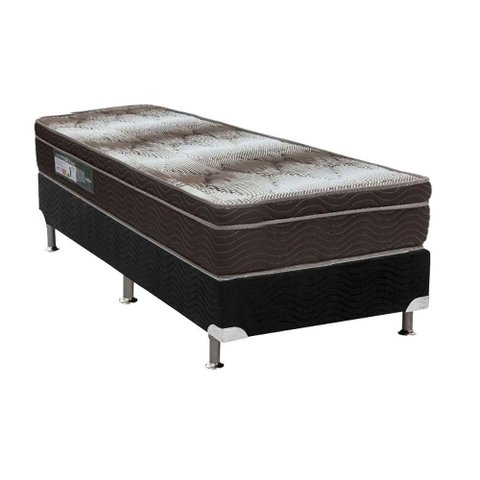 Cama Box Crc Solteiro +Colchão Anatômico Ortopédico Light Ortobom 88