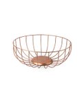 Ver imagem 1 de Fruteira Aramado Moderno Pintura Rose Gold Redondo