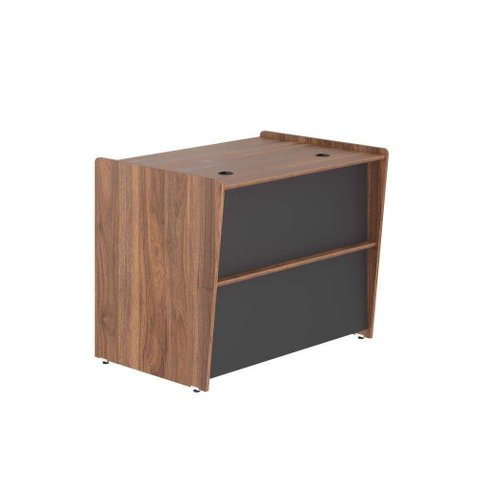 Mesa de Atendimento Bruma Nobre 1.36 Verdu MDP 136cm Noce Preto Casah
