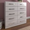 Cômoda 10 Gavetas Flórida Branco - Pnr Móveis - 1