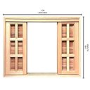 Ver imagem 3 de Janela de Madeira Veneziana de Correr Reto Padrão Cedro Batentes de 14 Cm-1.70(l)x1.00(a)