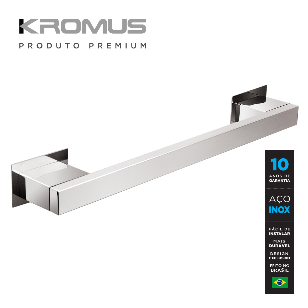 Kit Acessórios Para Banheiros 5 Peças Inox - Kromus Kitrt5a - 6