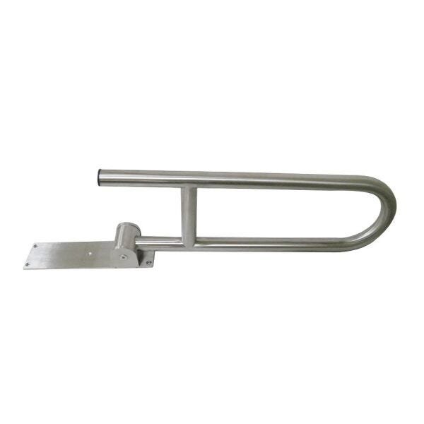Barra de Apoio Articulada banheiro Lateral Cadeirante Idoso Segurança Inox Acessibilidade - 2