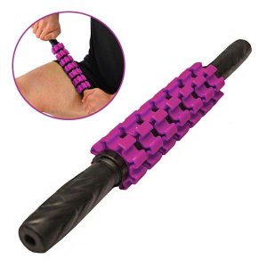 Bastao Rolo Massagem Miofascial Musculos Relaxamento Liberaçao Pernas Braços Alivio Dores