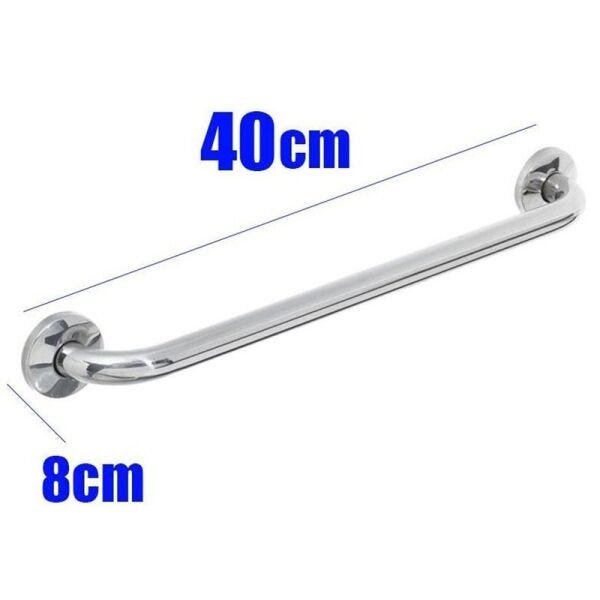 Alça Apoio Banheiro Inox 40cm Barra Idoso Cadeirante Kit 16 un - 2
