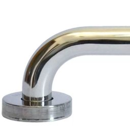 Kit 5 Barras Alça de Apoio Banheiro Inox 40 cm Idoso Acessibilidade - 3