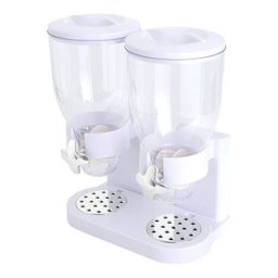 Porta Cereal Gourmet Acrilico Duplo 3,5 Litros Graos Granola Cozinha Sucrilhos - 4