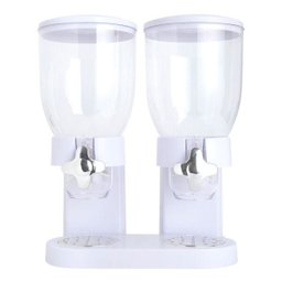 Porta Cereal Gourmet Acrilico Duplo 3,5 Litros Graos Granola Cozinha Sucrilhos - 1