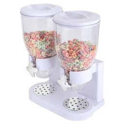 Porta Cereal Gourmet Acrilico Duplo 3,5 Litros Graos Granola Cozinha Sucrilhos - 2