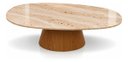 Ver imagem 4 de Mesa de Centro Éclat 90x60cm em Mármore Travertino