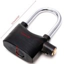 Ver imagem 4 de Cadeado com Alarme Sirene Grande Anti furto 110db Som Alto Segurança