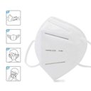 Ver imagem 1 de Mascara KN95 Kit 50 uni. Respirador Proteção Reutilizável Profissional Respiratoria PFF2 EPI