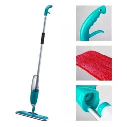 Esfregão Spray Mop Magico Limpeza Casa Vassoura Limpa Chao Reservatorio Borrifador - 1