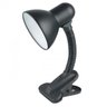Luminária de Mesa com Garra Presilha Articulavel Bivolt Sala Trabalho Escritório Abajur - 1