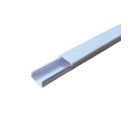 Ver imagem 1 de Kit 15 Canaleta Plástica Branca 20mm x 2 m sem Divisória
