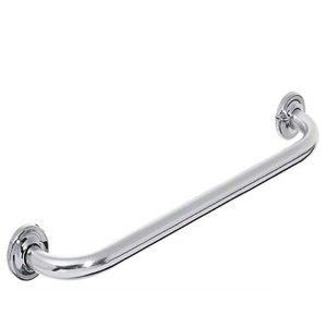 Alça de Apoio Banheiro Inox Barra 60cm Idoso Deficiente Cadeirante Acessibilidade