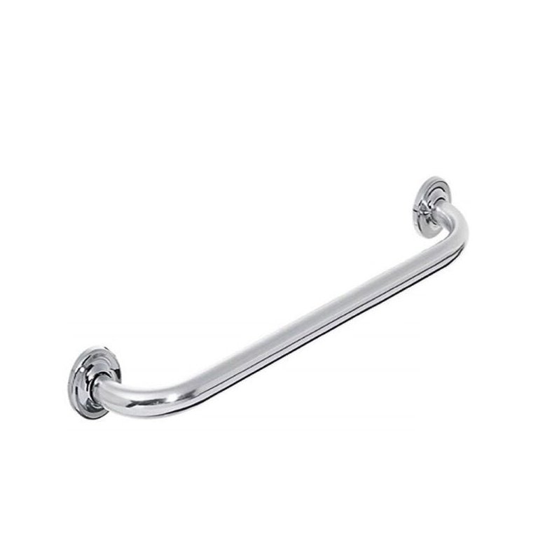 Alça de Apoio Banheiro Inox Barra 60cm Idoso Deficiente Cadeirante Acessibilidade