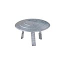 Ver imagem 2 de Kit 3 Cano Chaminé Galvanizado 120mmx1m + 1 Chapéu Fixo